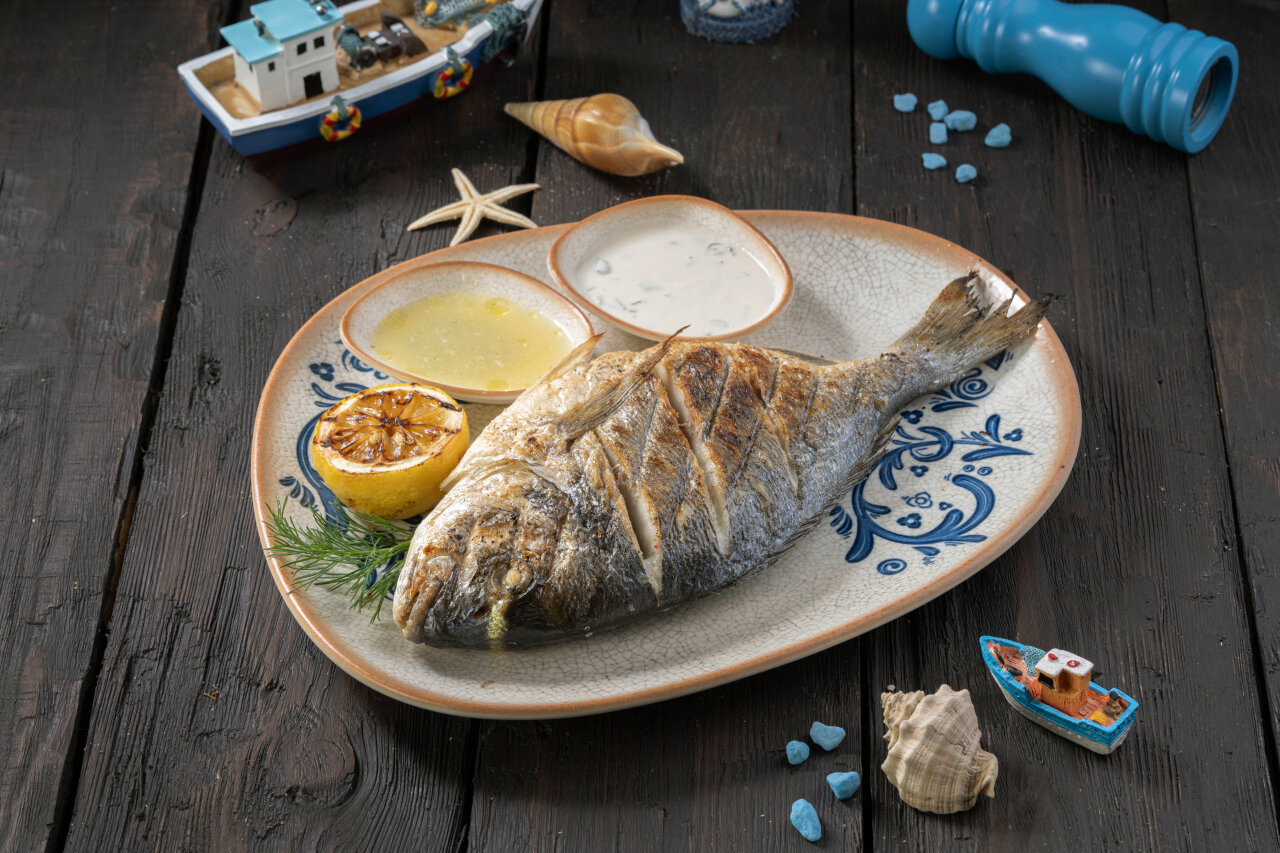 Grilled Sea Bream (500-600 gr)